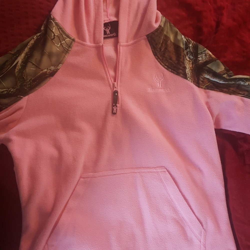 3 quarter zip hoodie.